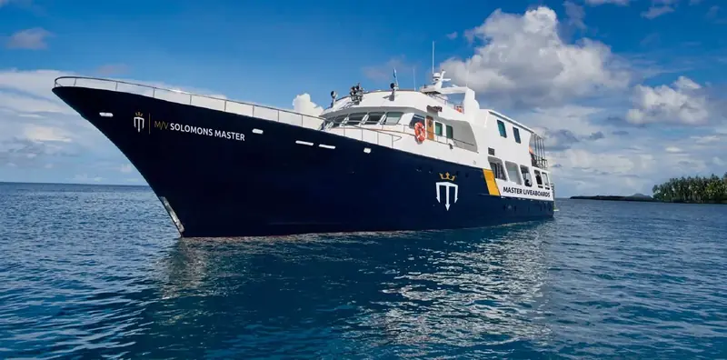 Barco de vida a bordo Solomons Master